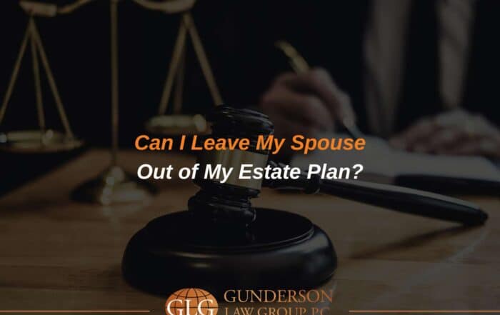 Can I Leave My Spouse Out of My Estate Plan?