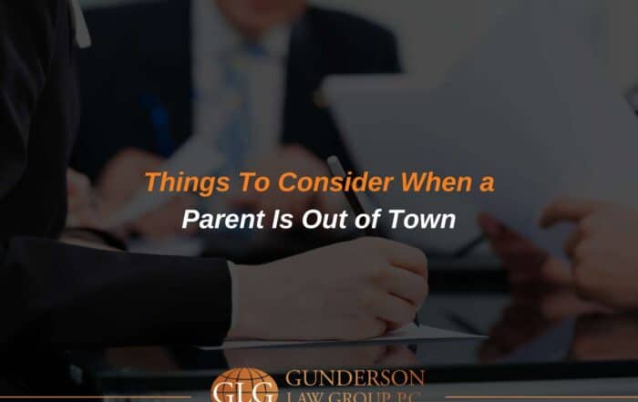 Things to Consider When a Parent Is Out of Town