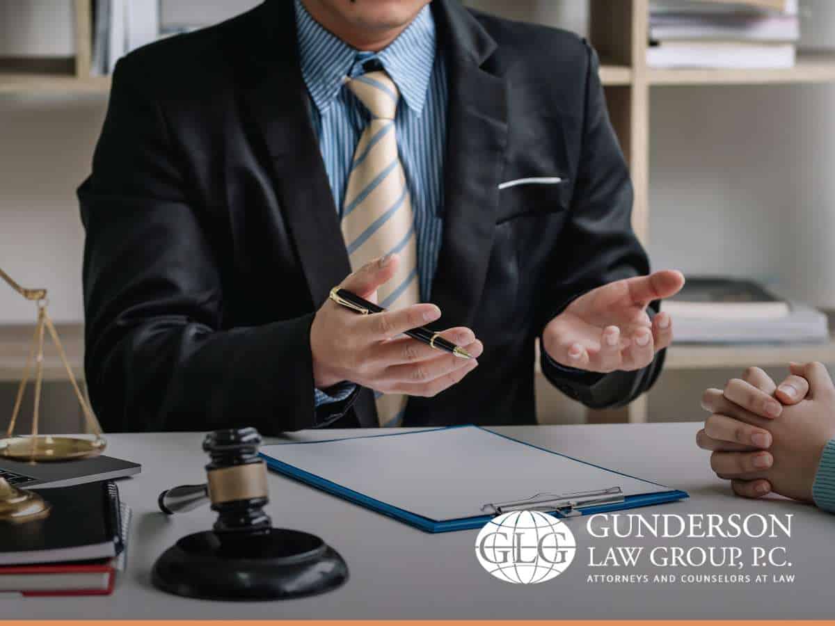 Attorney discussing legal plans for minor children’s guardianship and estate protection – Gunderson Law Group